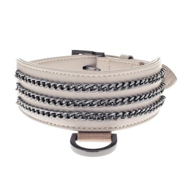 Big dog collar beige
