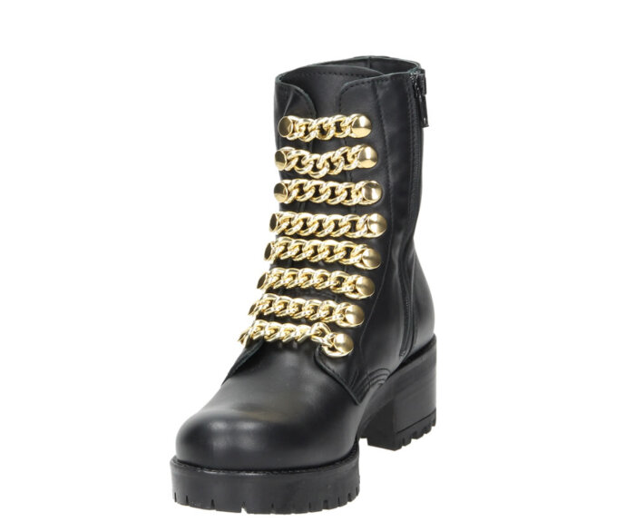 Simore black gold chain