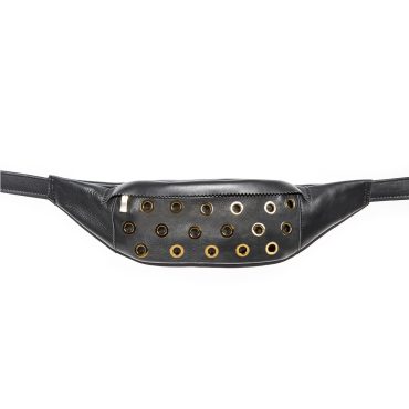 Fanny Pack Leather Black Hole