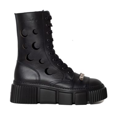 The Lunar Silver Chain Boot